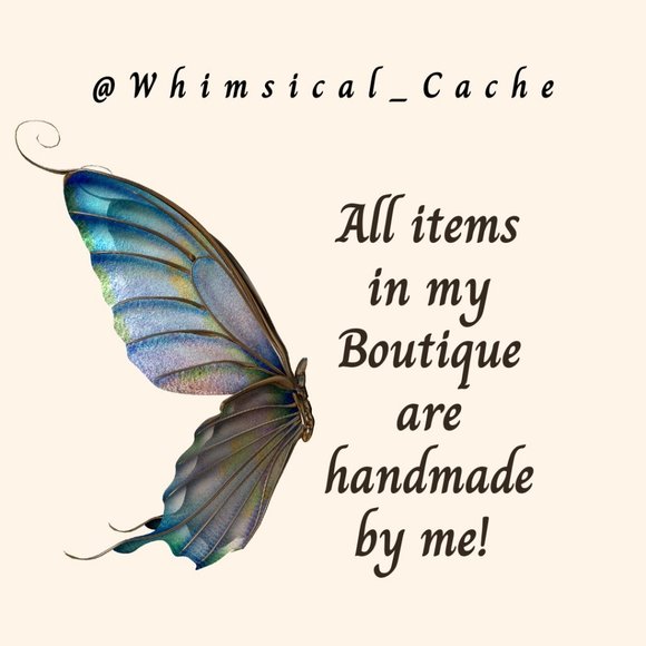 Hand Crafted Gift Ideas Whimsical Cache Jewelry Crochet Handmade Upcycle Lace - Picture 1 of 15